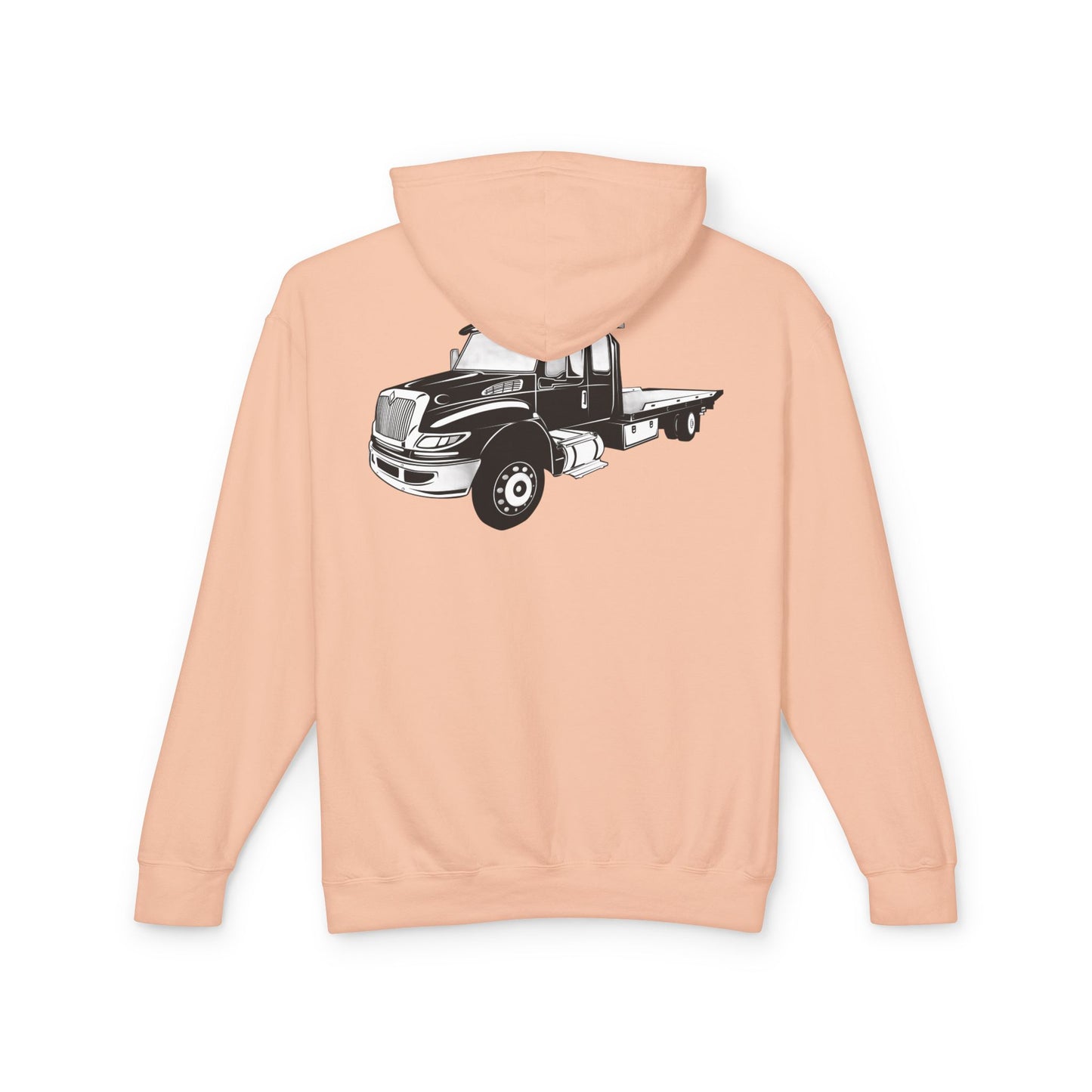 Flatbed Tow Truck Unisex Lightweight Hoodie