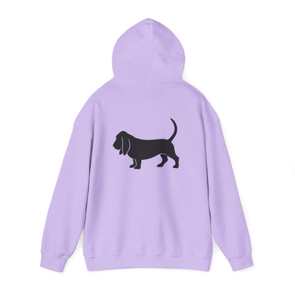 Basset Hound Silhouette Unisex Hoodie
