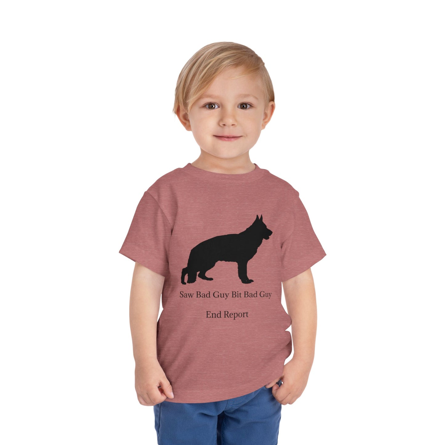 Bad Guy Toddler Unisex Short Sleeve Crewneck Tee