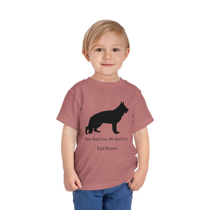 Bad Guy Toddler Unisex Short Sleeve Crewneck Tee