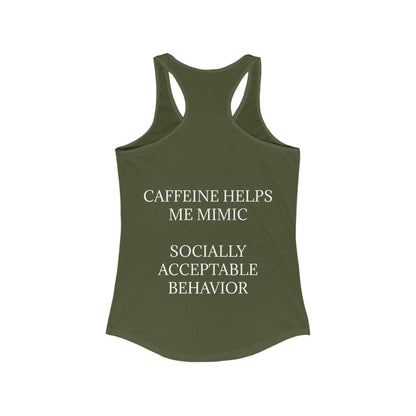 Socially Acceptable Women's Racerback Tank