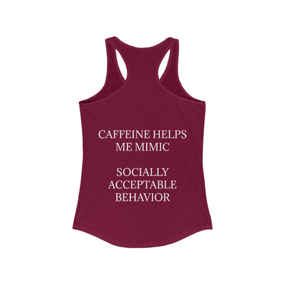 Socially Acceptable Women's Racerback Tank