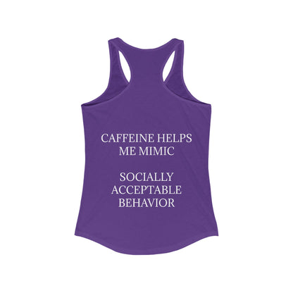 Socially Acceptable Women's Racerback Tank