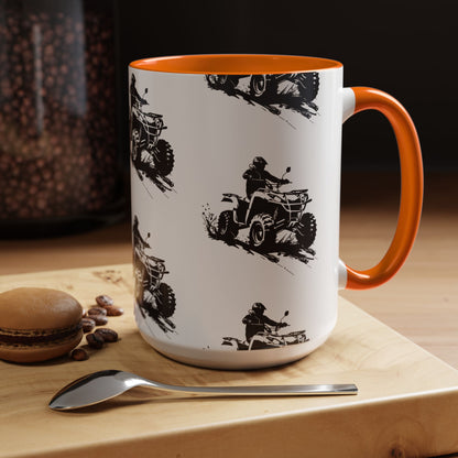 Slingin' Mud Quad 2-Tone Coffee Mug