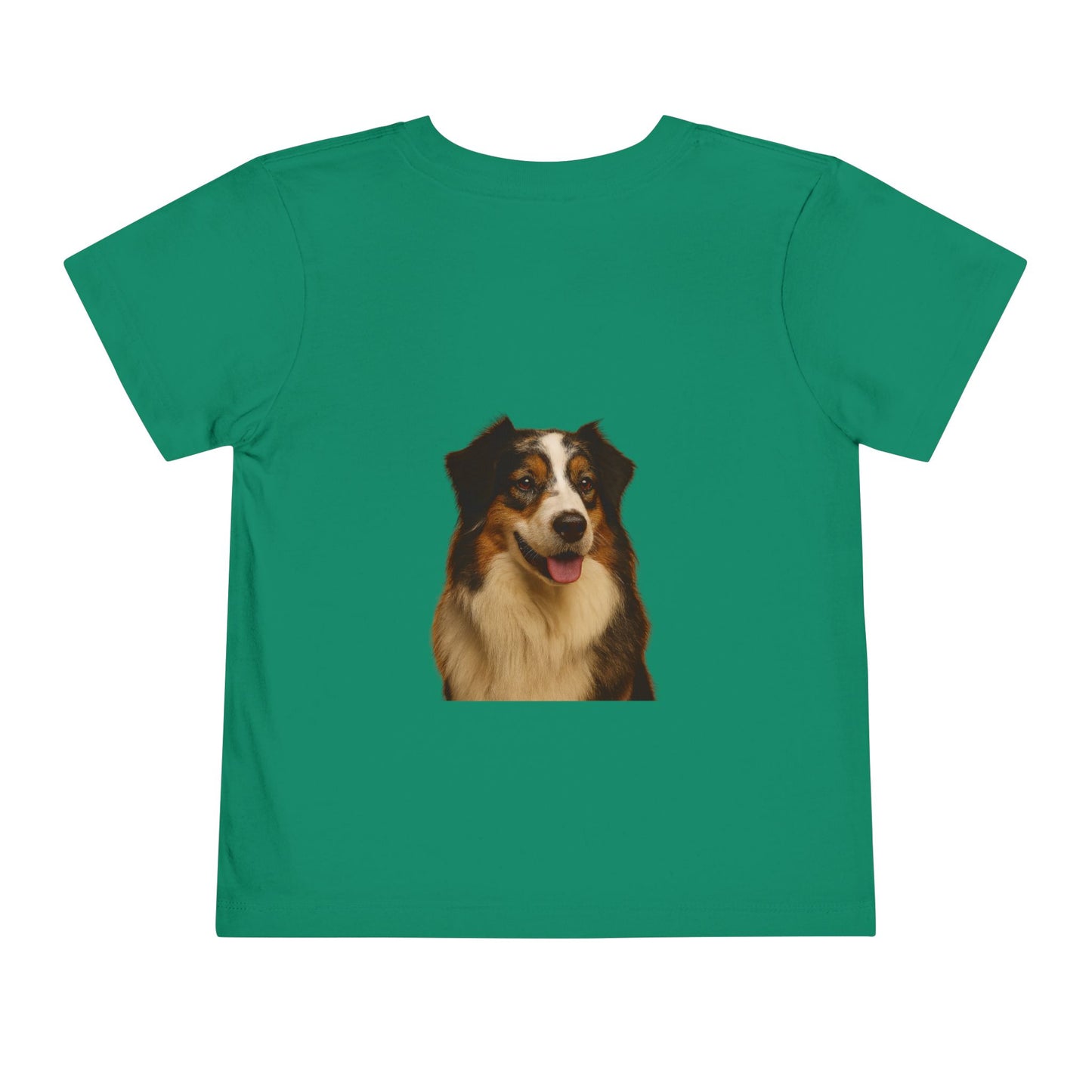 Aussie Head Toddler Unisex Short Sleeve Crewneck Tee