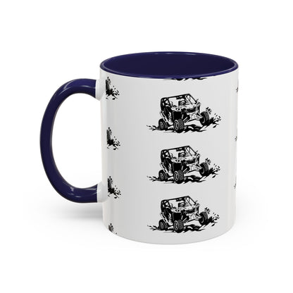 Slingin' Mud Side By Side 2-Tone Coffee Mug