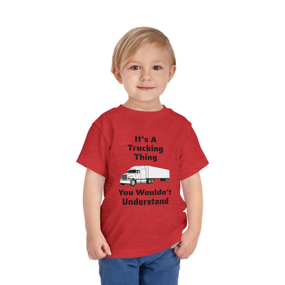Trucking Thing Toddler Unisex Short Sleeve Crewneck Tee