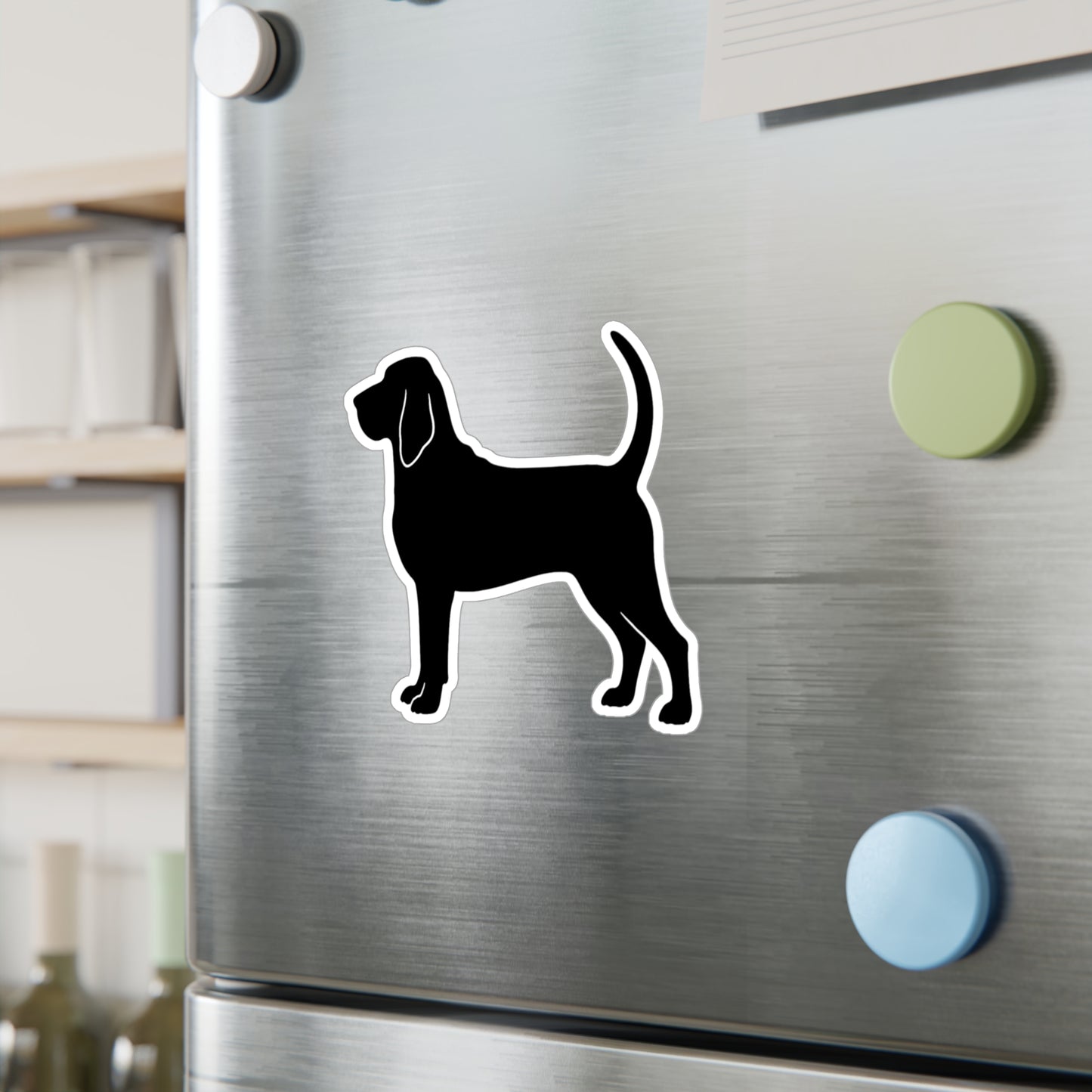 Bloodhound Silhouette Vinyl Decal