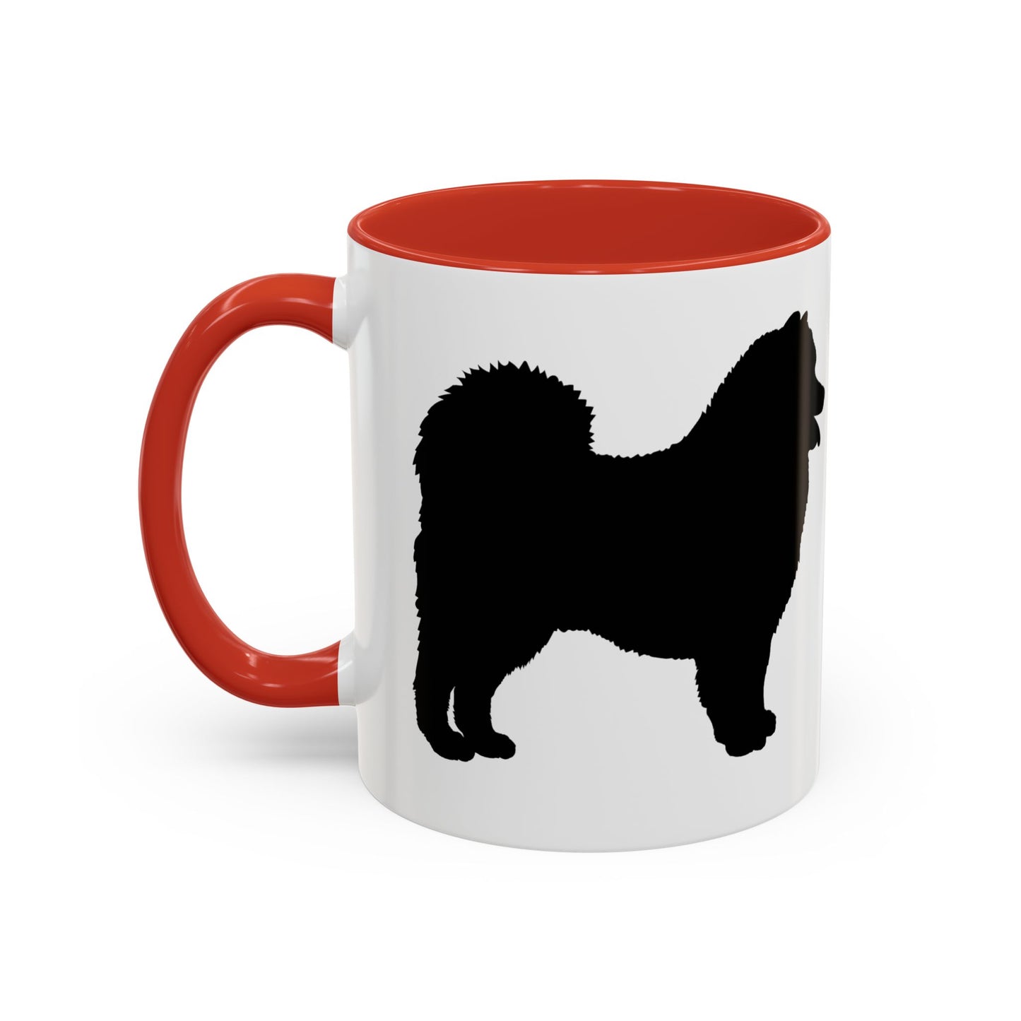 Samoyed Silhouette 2-Tone Coffee Mug