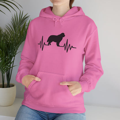 My Heart Beats For Newfies Unisex Hoodie