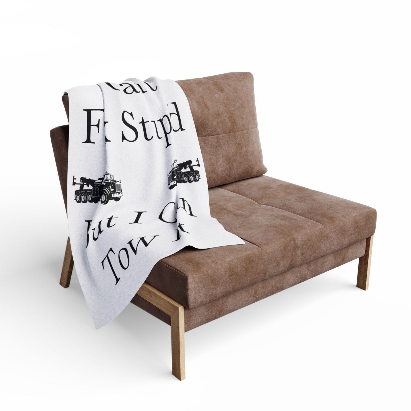 I Can't Fix Stupid Heavy Tow Truck Arctic Fleece Blanket