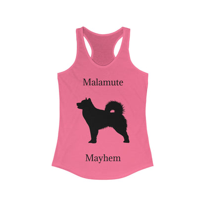 Malamute Mayhem Women's Racerback Tank
