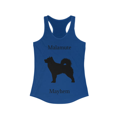 Malamute Mayhem Women's Racerback Tank