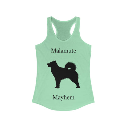 Malamute Mayhem Women's Racerback Tank