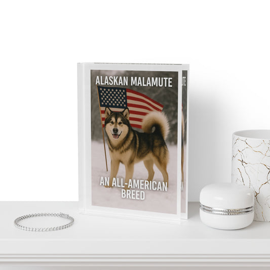All-American Breed Acrylic Photo Block