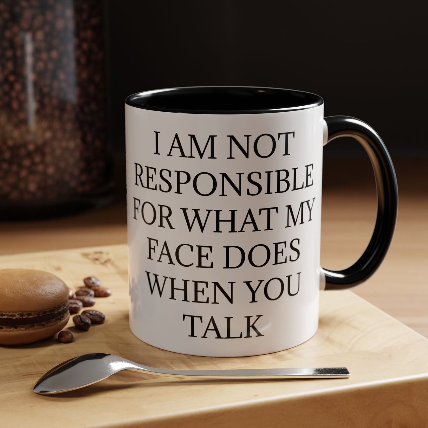 When You Talk 2-Tone Coffee Mug