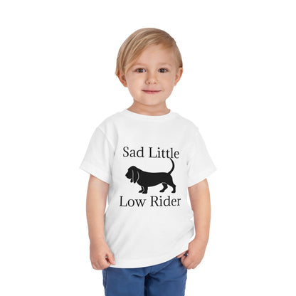 Sad Little Low Rider Toddler Unisex Short Sleeve Crewneck Tee