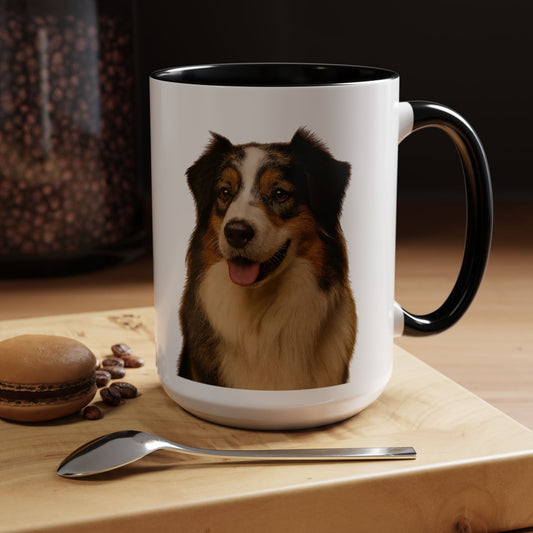 Aussie Head 2-Tone Coffee Mug