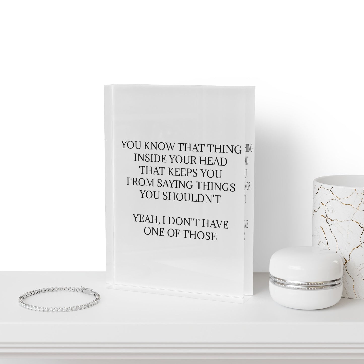 No Filter Acrylic Photo Block