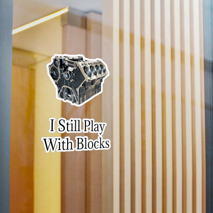 Play With Blocks Vinyl Decal