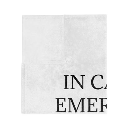 Blood Type Velveteen Microfiber Blanket