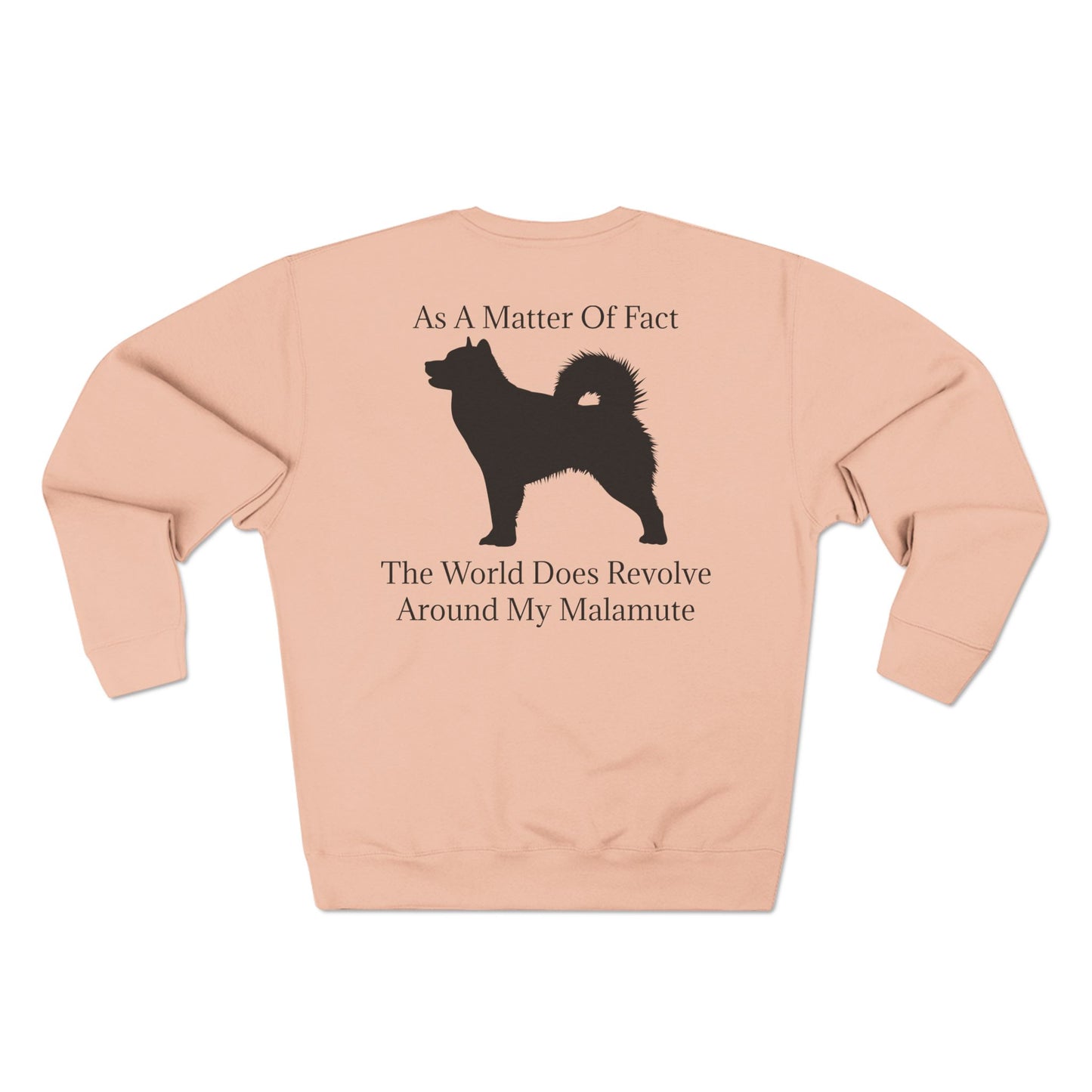 Matter Of Fact Malamute Unisex Crewneck Sweatshirt