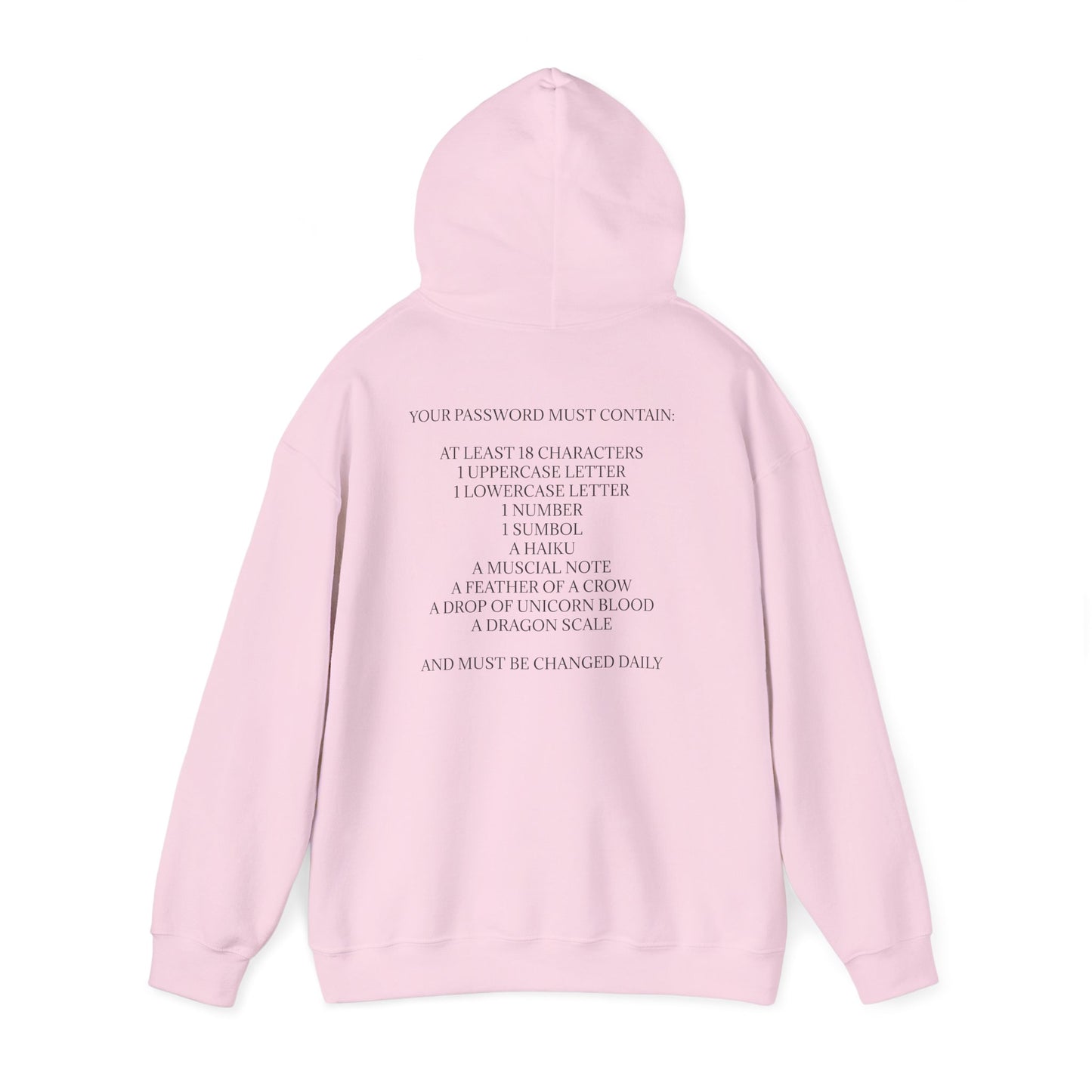 Password Unisex Hoodie