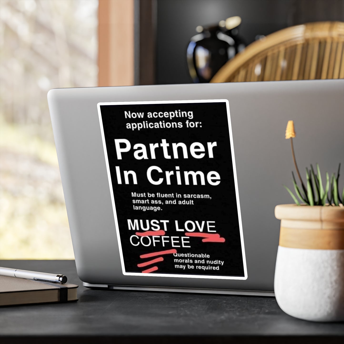 Partner In Crime Vinyl Decal