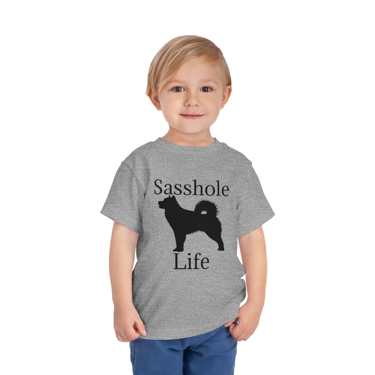 Sasshole Life Toddler Unisex Short Sleeve Crewneck Tee