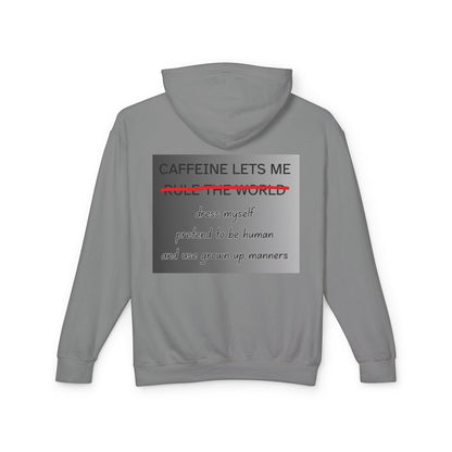 Caffiene Lets Me Unisex Lightweight Hoodie