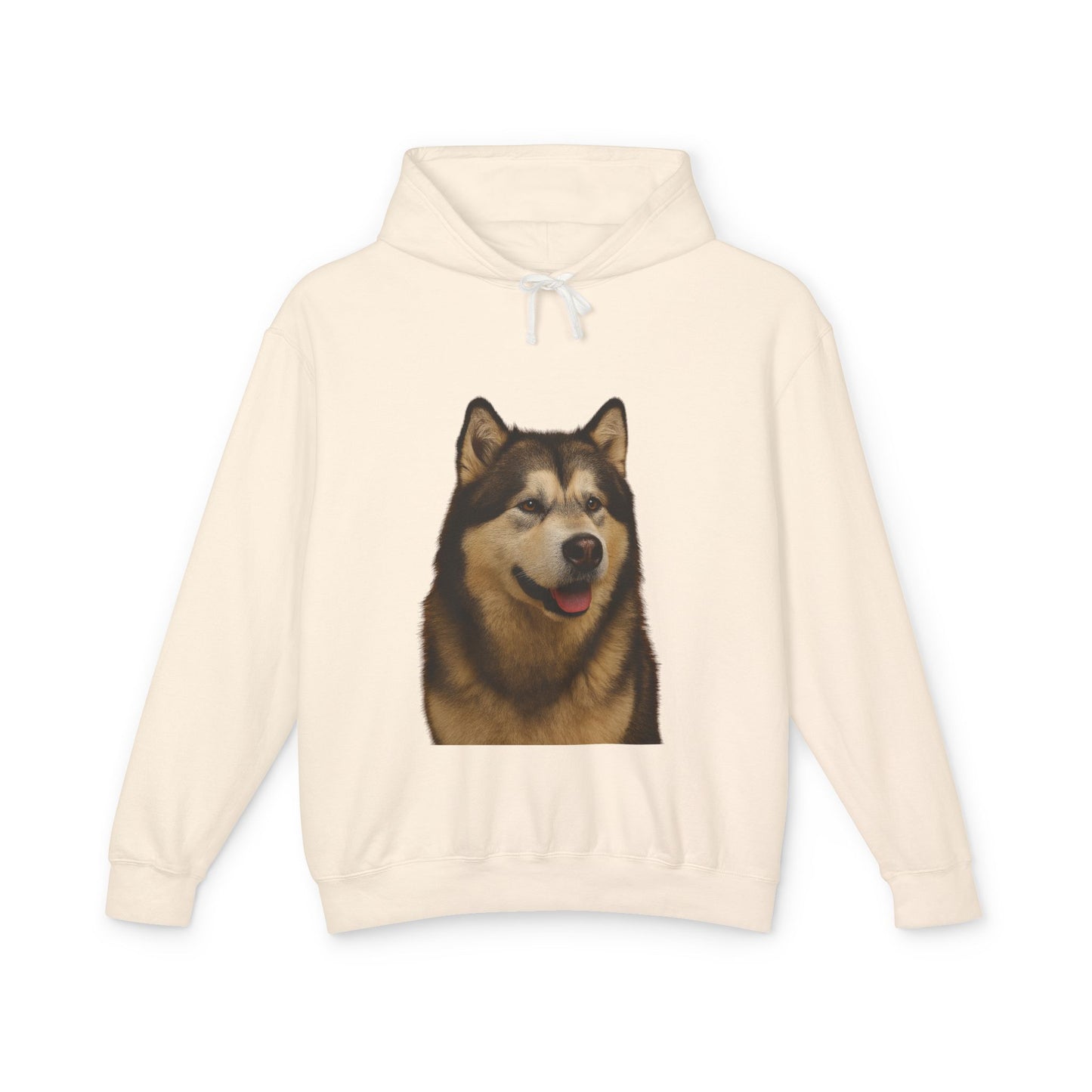 Malamute Head Unisex Lightweight Hoodie