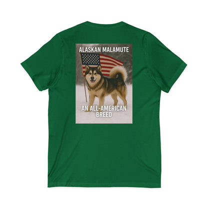 All-American Breed Unisex Short Sleeve V-Neck Tee