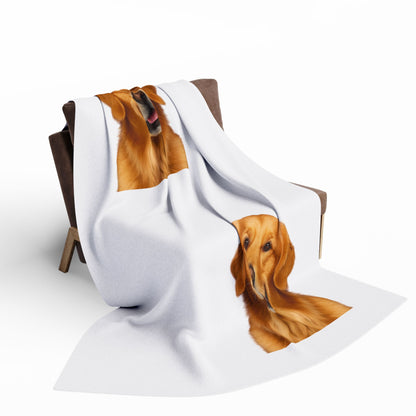 Golden Head Arctic Fleece Blanket