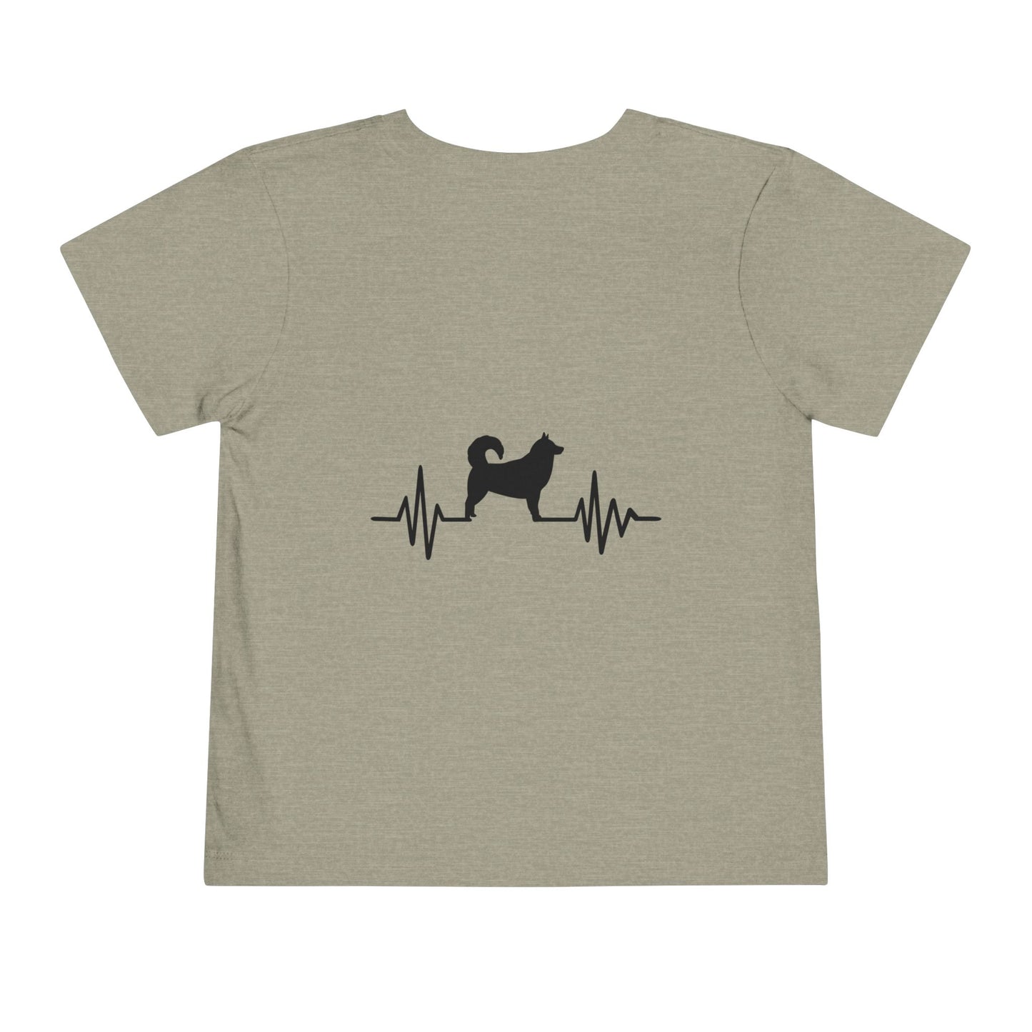 My Heart Beats For Malamutes Toddler Unisex Short Sleeve Crewneck Tee