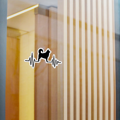 My Heart Beats For Malamutes Vinyl Decal