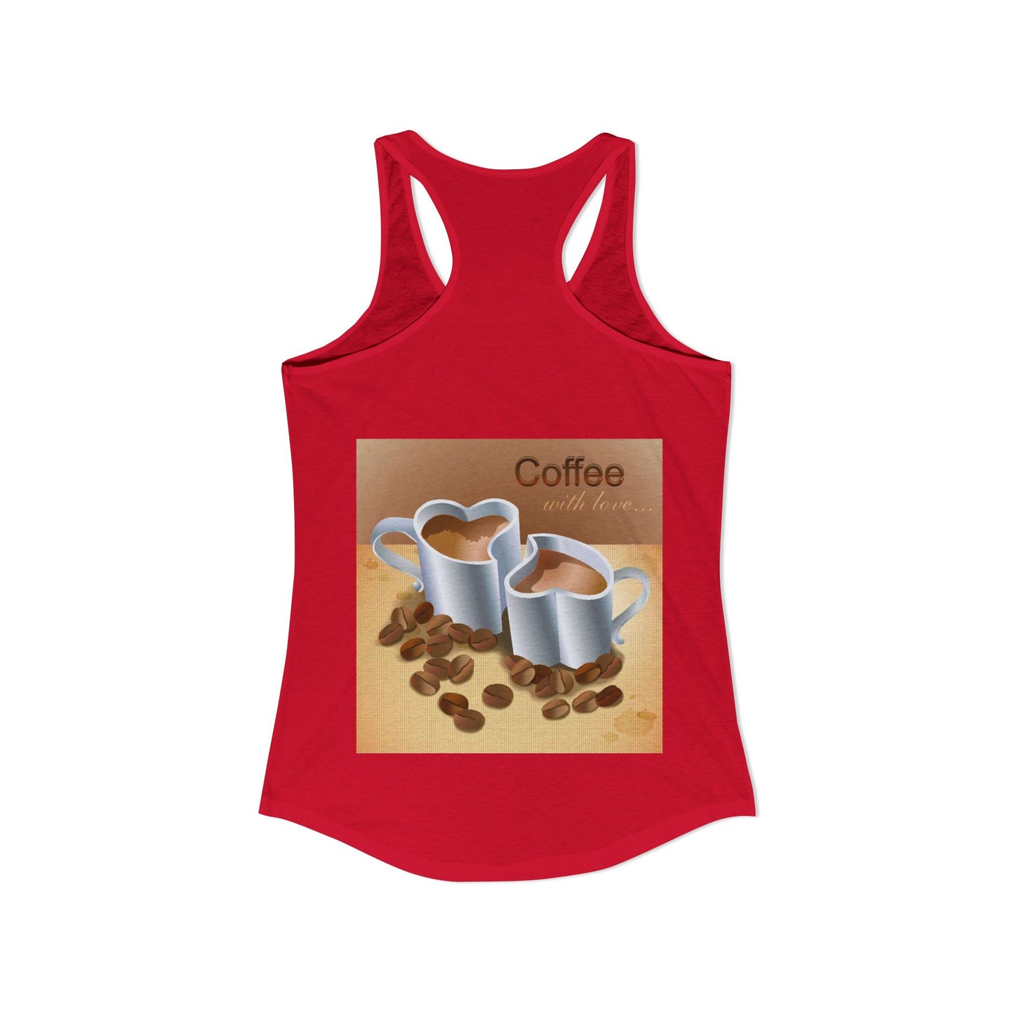 Coffee With Love Women's Racerback Tank