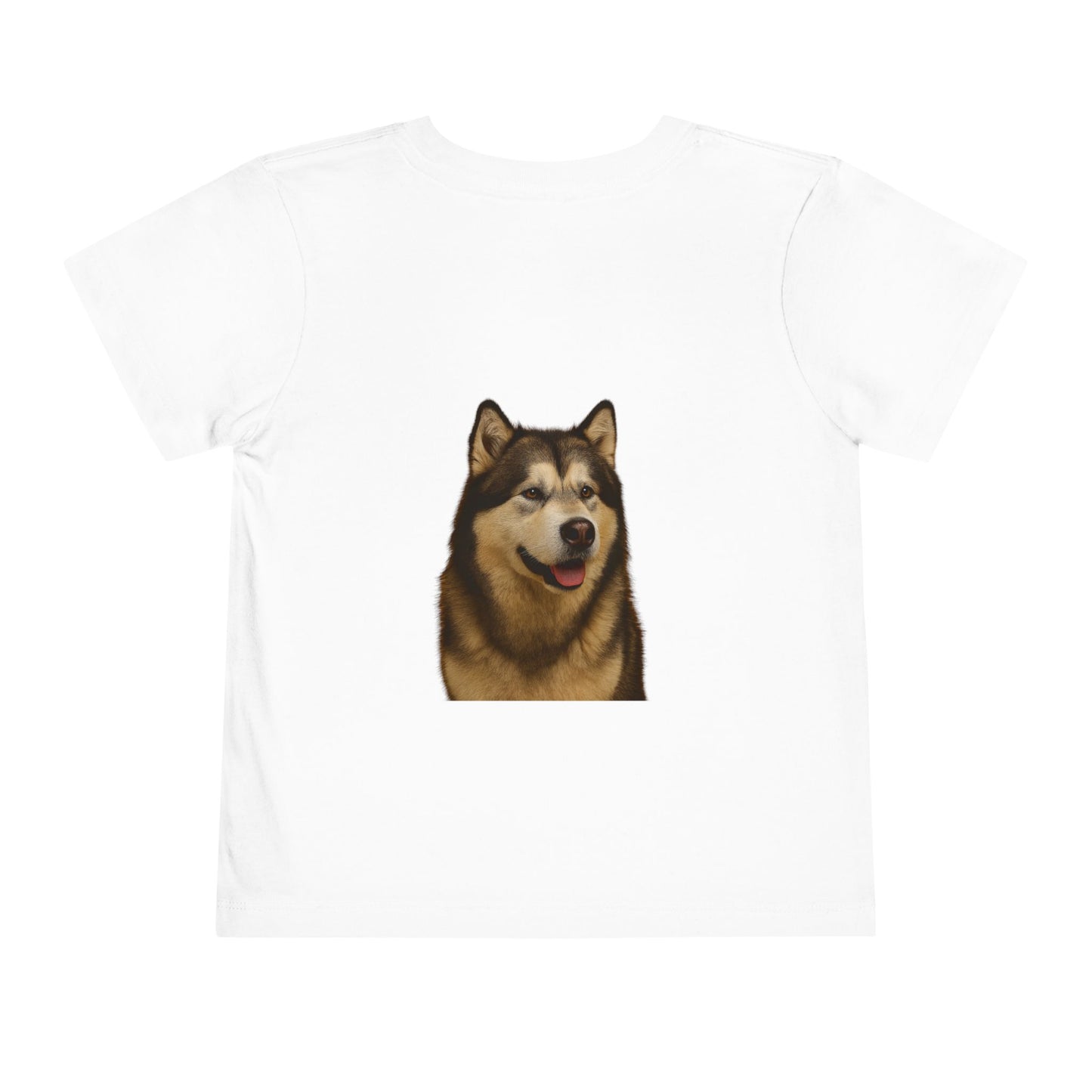 Malamute Head Toddler Unisex Short Sleeve Crewneck Tee