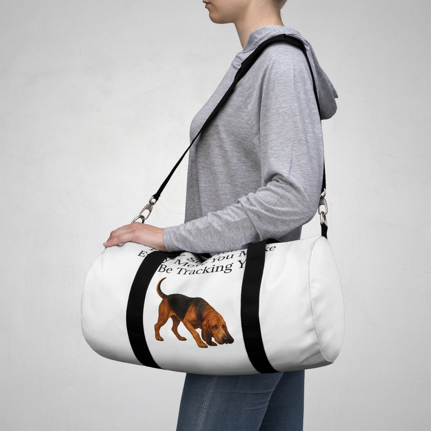 Tracking You Duffel Bag