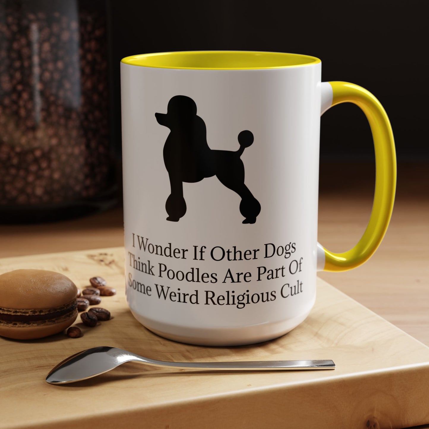 I Wonder 2-Tone Coffee Mug