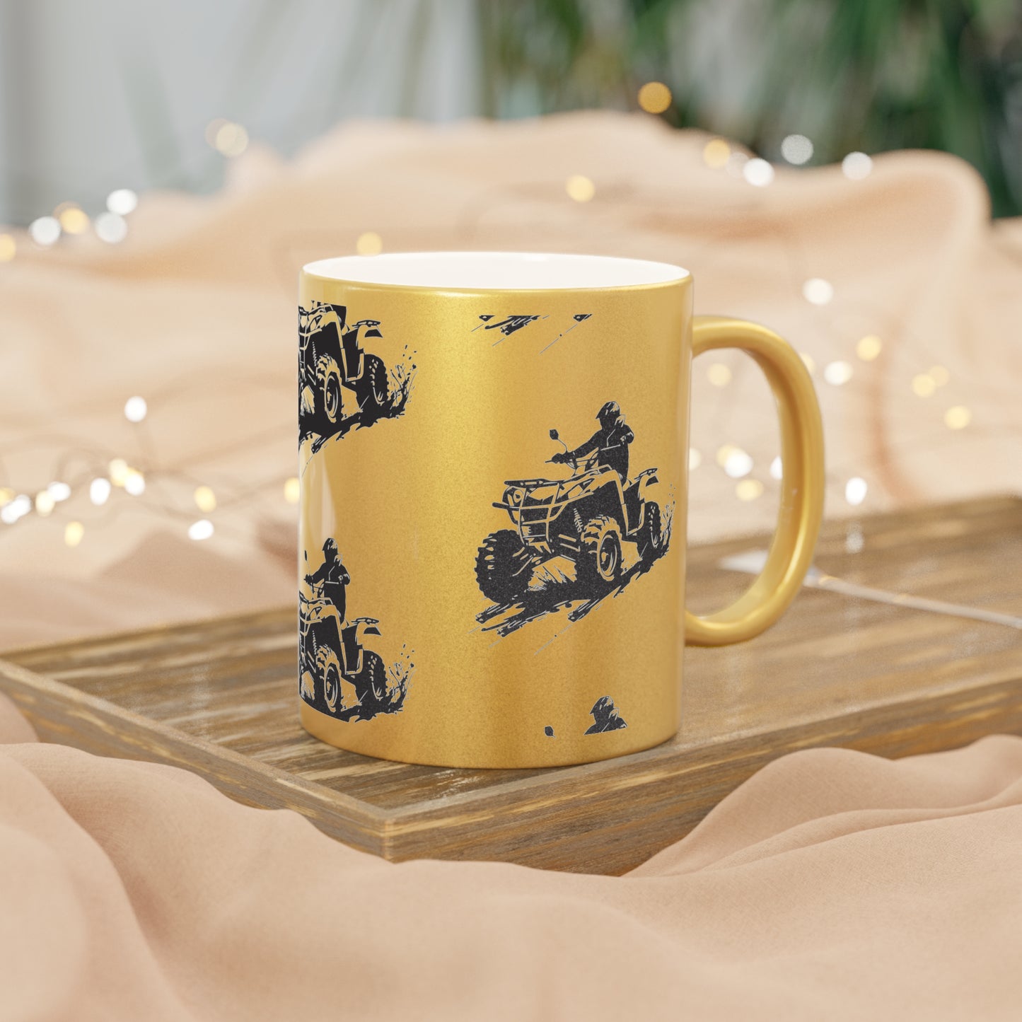 Slingin' Mud Quad Metallic Coffee Mug