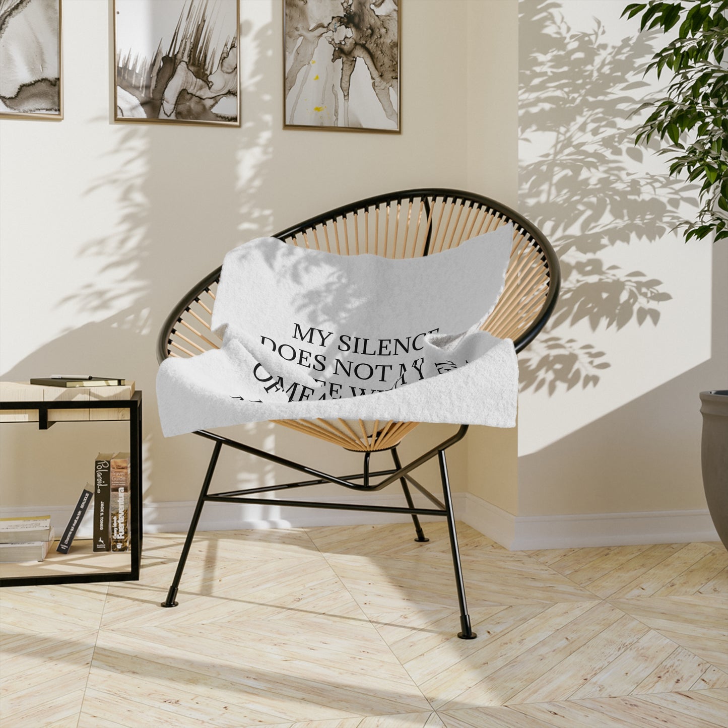 Speechless Velveteen Microfiber Blanket