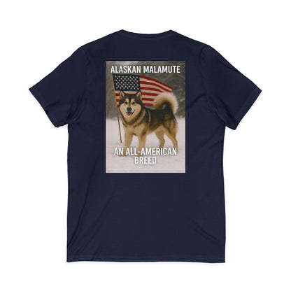 All-American Breed Unisex Short Sleeve V-Neck Tee