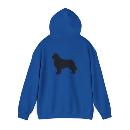 Newfie Silhouette Unisex Hoodie