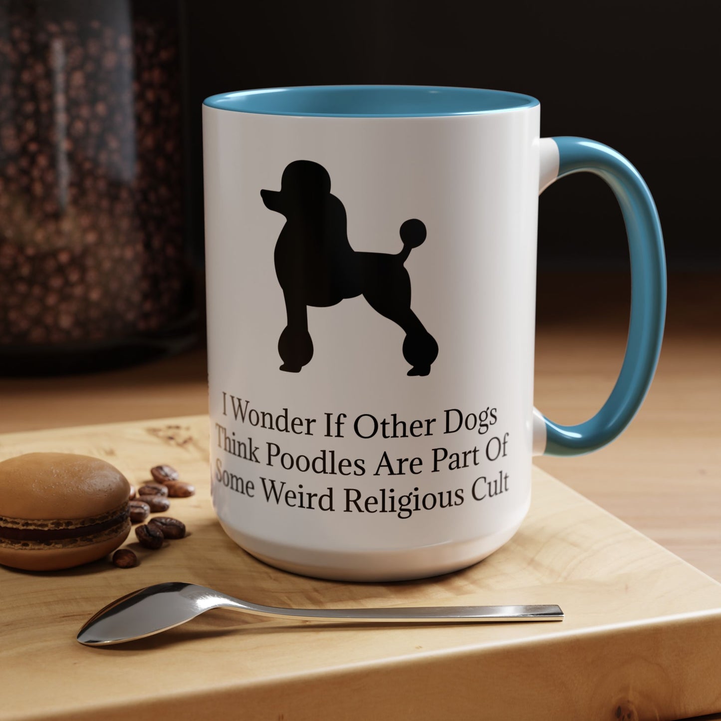 I Wonder 2-Tone Coffee Mug