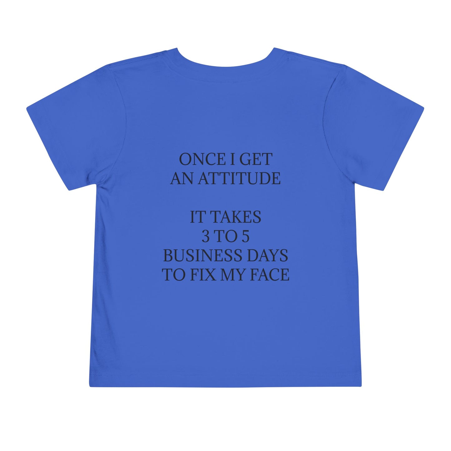 Fix My Face Toddler Unisex Short Sleeve Crewneck Tee