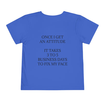 Fix My Face Toddler Unisex Short Sleeve Crewneck Tee