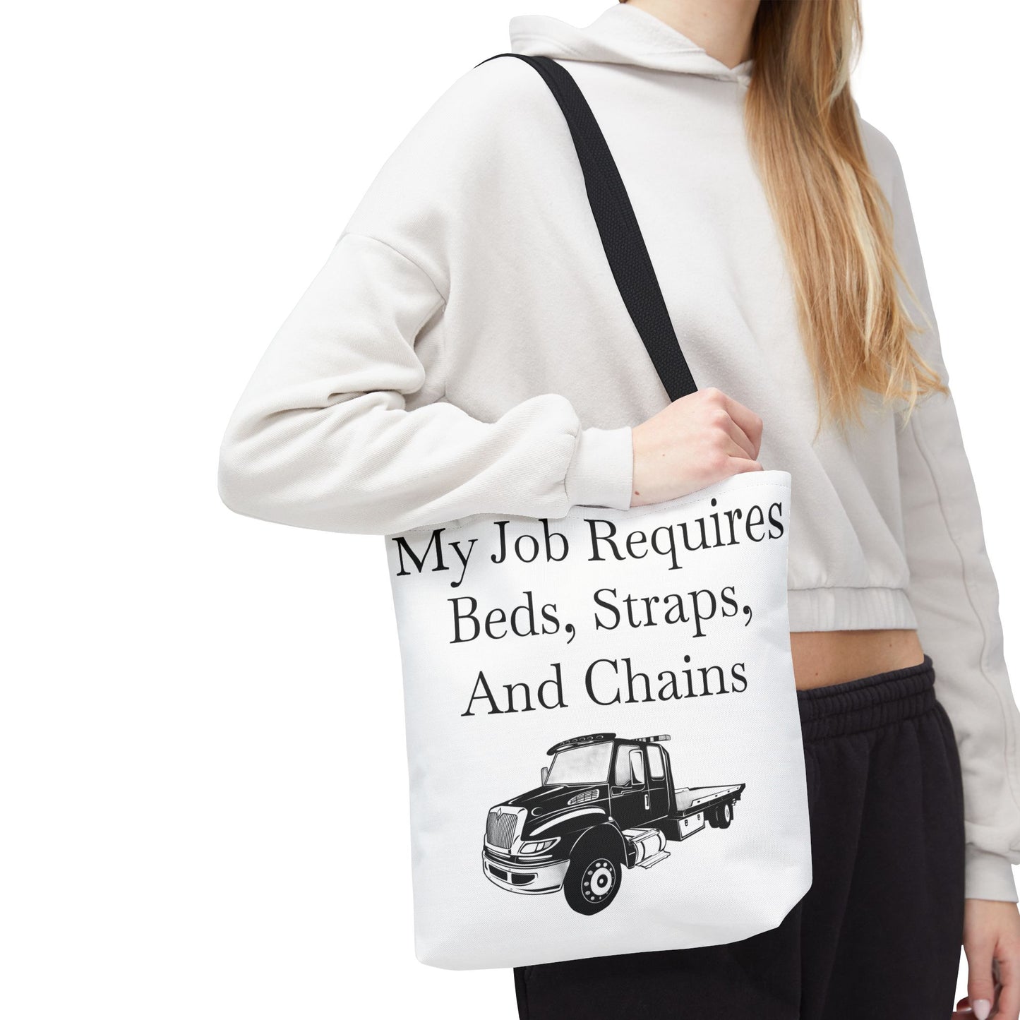 Beds, Straps, And Chains Tote Bag