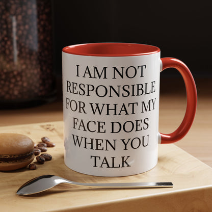 When You Talk 2-Tone Coffee Mug