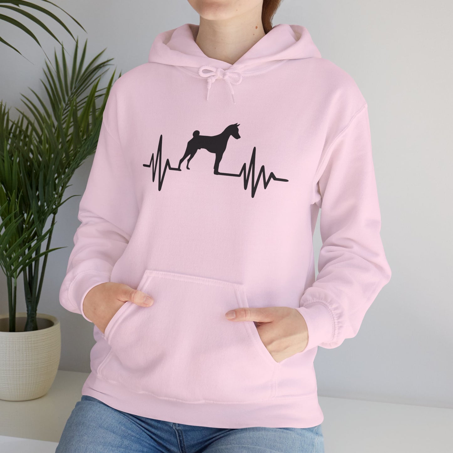 My Heart Beats For Basenjis Unisex Hoodie