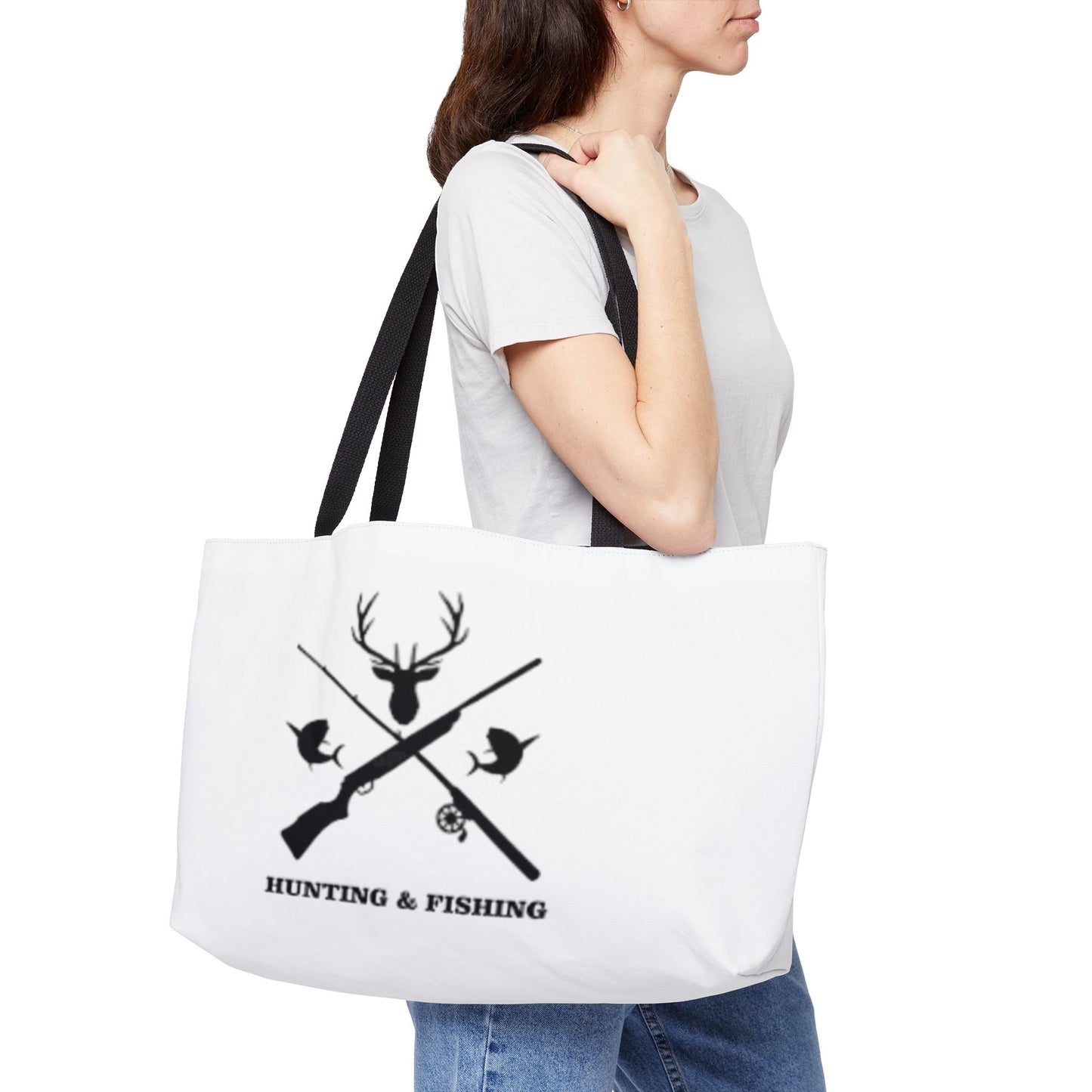 Hunting/Fishing Weekender Tote Bag